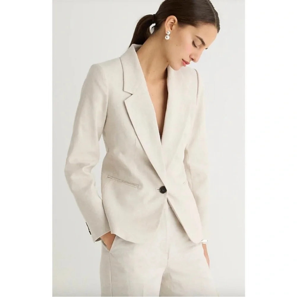 J.Crew Parke blazer in stretch linen blend